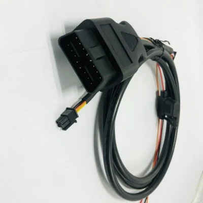 Cabo diagnóstico do conector OBD2 de 16 pinos com chicote de fios da caixa de fusíveis para o carro
